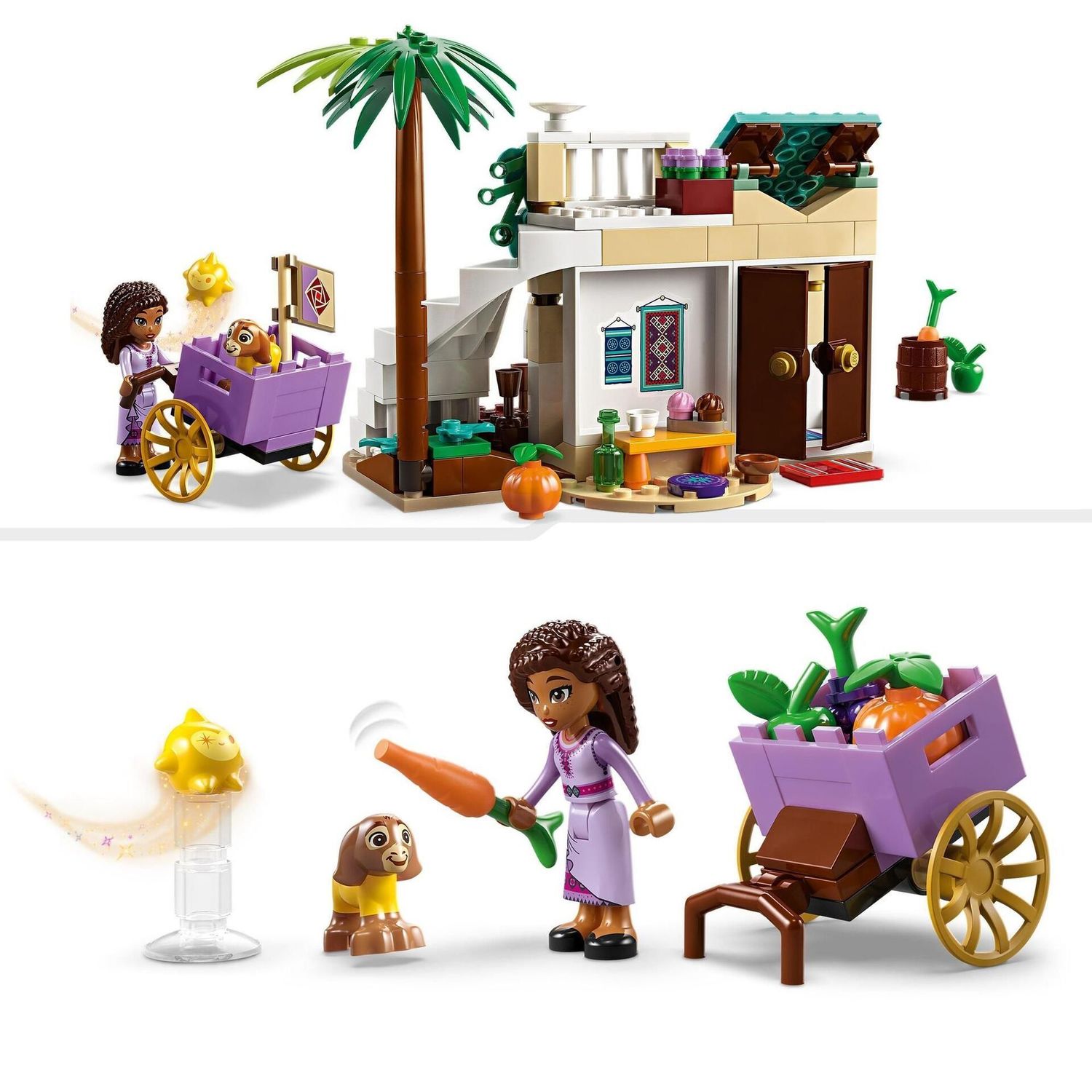 LEGO® 43223 - Disney - Wish: Asha in der Stadt Rosas (154 Teile)