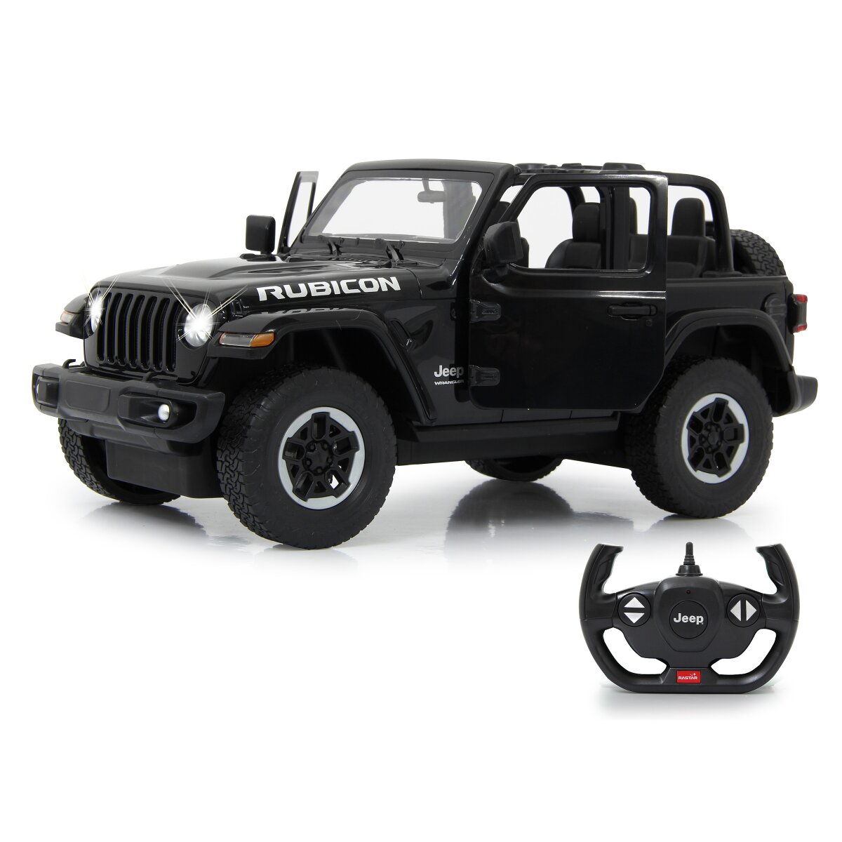 Jeep Wrangler JL 1:14 schwarz 2,4GHz Tür manuell