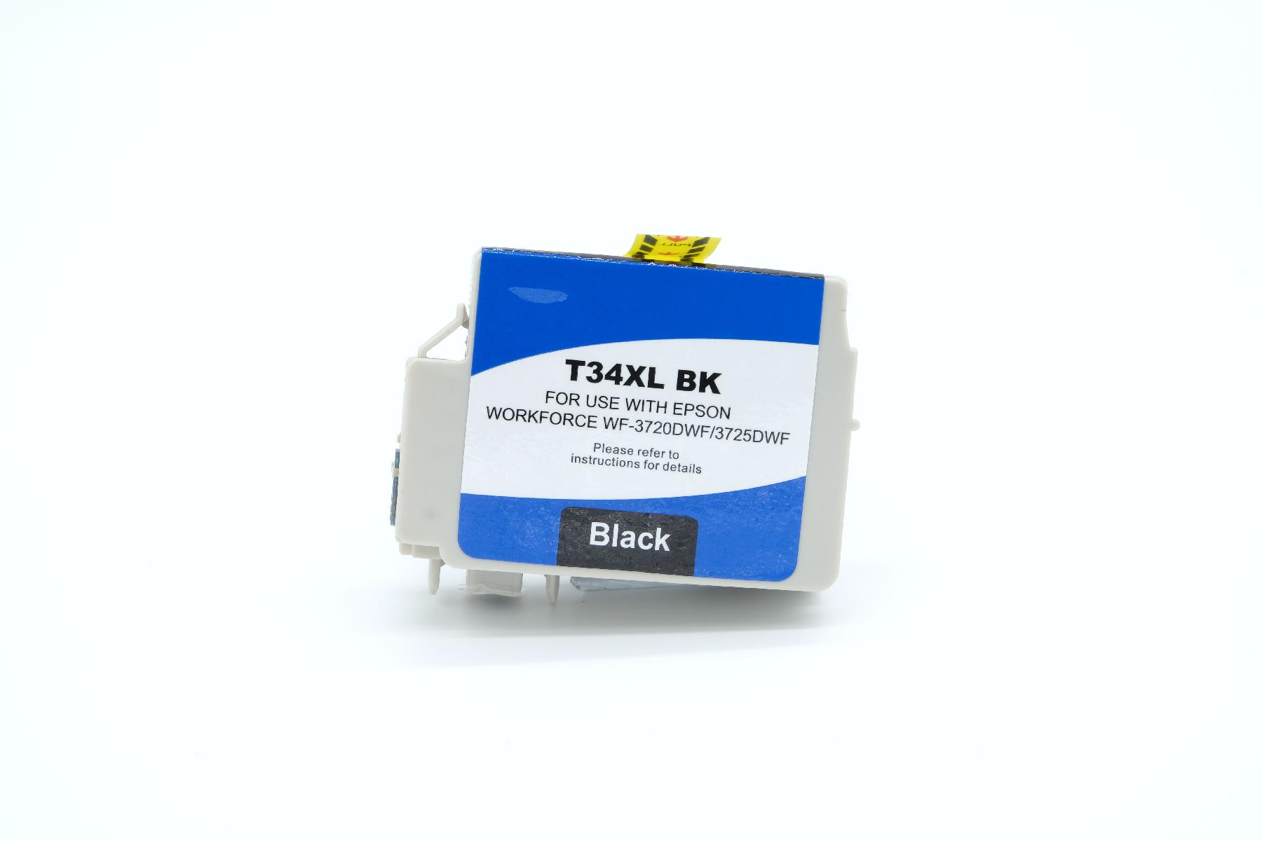 T34XLBK alternativ Tinte black für Epson / C13T34714010 / 1.100 Seiten