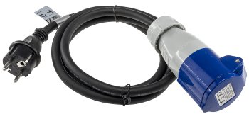 CEE auf Schutzkontakt-Stecker 1,5m / 230V, Adapter für Wohnwagen, Camping