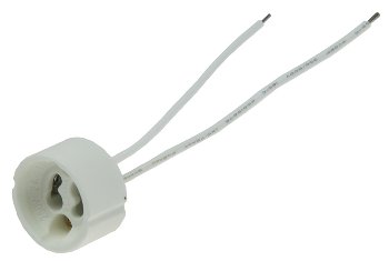 GU10 Lampenfassung, 230V / 100Watt, Keramik Fassung mit 11cm Kabel