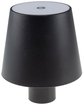 LED Akku Flaschenleuchte / warmweiß, USB-C, ØxH 10x12cm