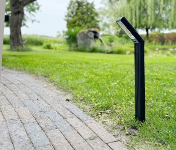 LED Solar Wegeleuchte "SWL-78" IP44 / 63cm, Dämmerungssensor, 3000k warmweiß