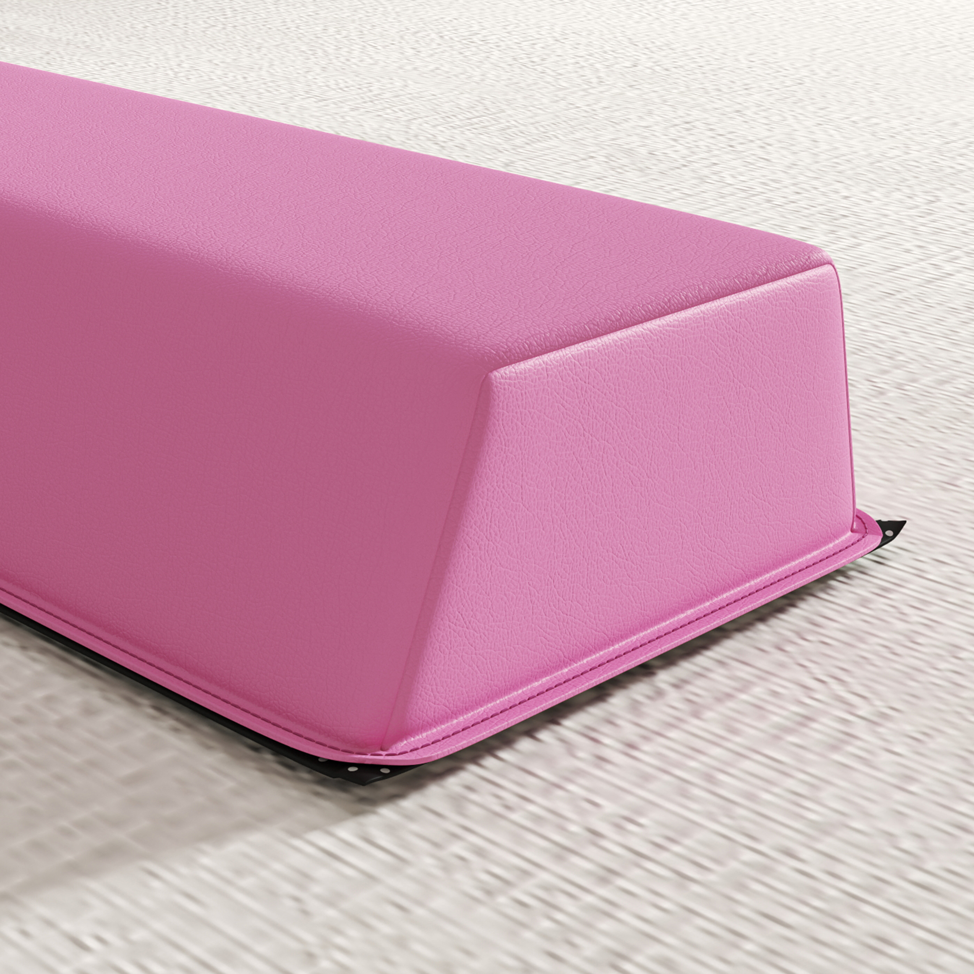 Schwebebalken 2,4 m, faltbar, rutschfester Boden, für 3+ Jahre, bis 80 kg, Hellrot