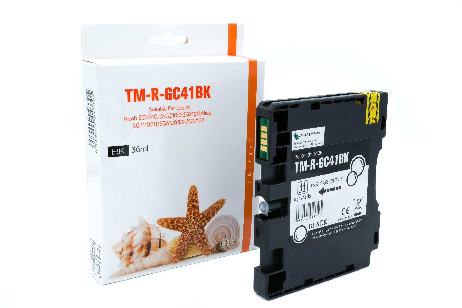 GC41KH Refill Tinte black für Ricoh / 405761 / 2.500 Seiten