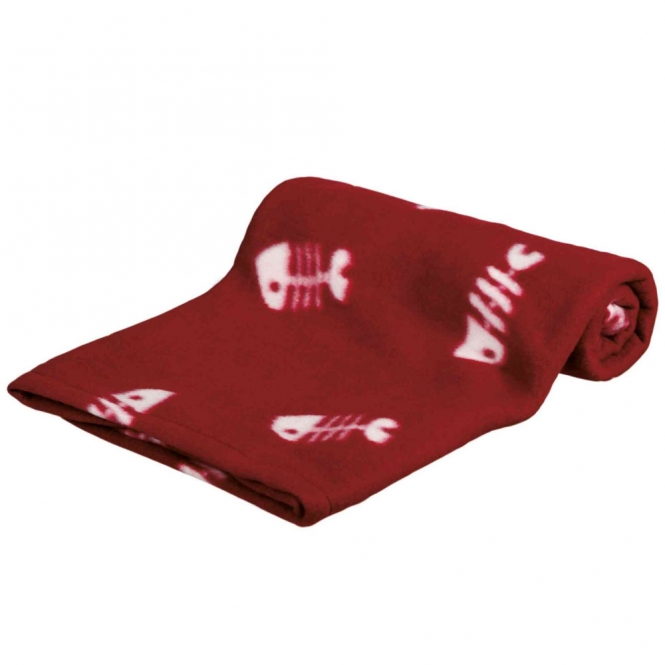Trixie Fleecedecke Beany - bordeaux, 100 x 70 cm Trixie Fleecedecke Beany - bordeaux, 100 x 70 cm