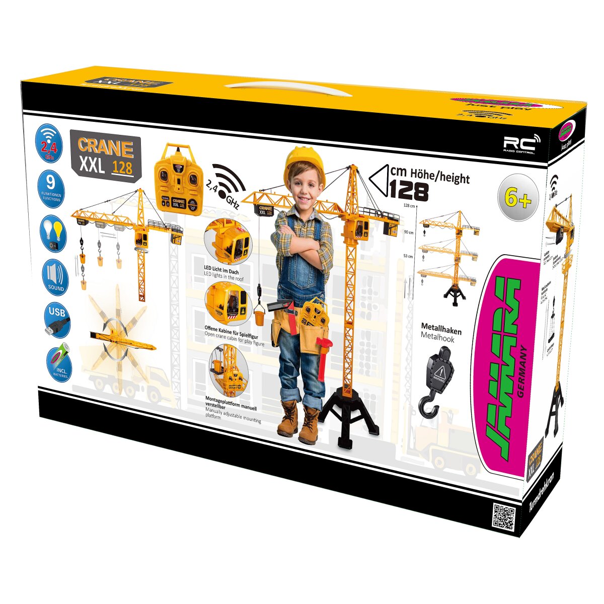Turmdrehkran Crane XXL 128 2,4GHz