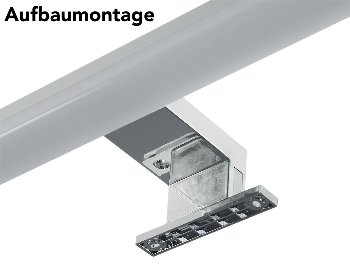 LED Spiegelleuchte IP44 "Banho 780" / 230V,14W, 2000lm, 78cm, Neutralweiß