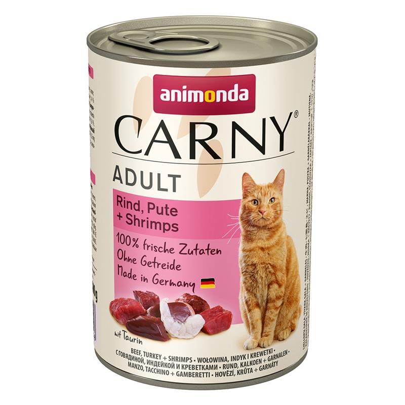 Animonda Cat Dose Carny Adult Rind & Pute & Shrimps - 400 g
