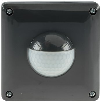 Unterputz PIR Bewegungsmelder 190° IP65, 2 & 3 - Draht Technik, anthrazit Unterputz PIR Bewegungsmelder 190° IP65, 2 & 3 - Draht Technik, anthrazit