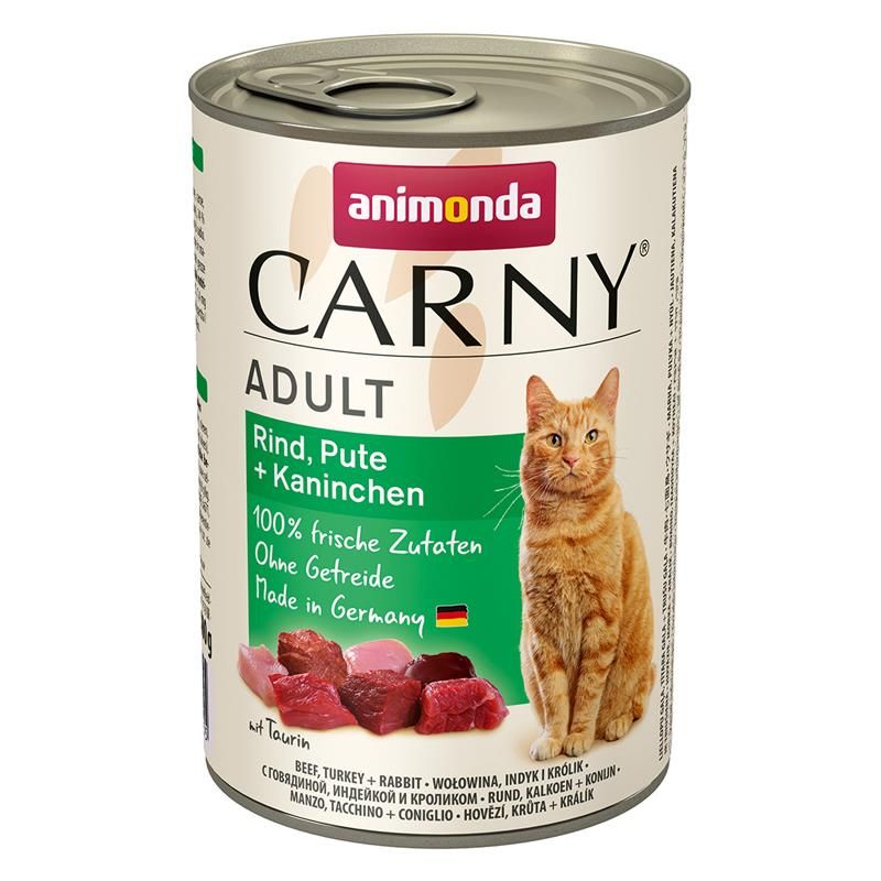 Animonda Cat Dose Carny Adult Rind & Pute & Kaninchen - 400 g