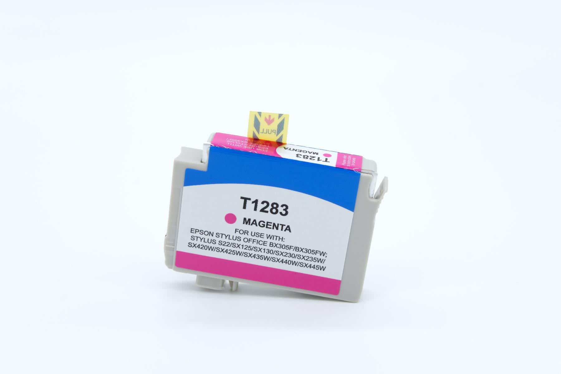T1283 alternativ Tinte magenta für Epson / C13T12834010 / 5ml