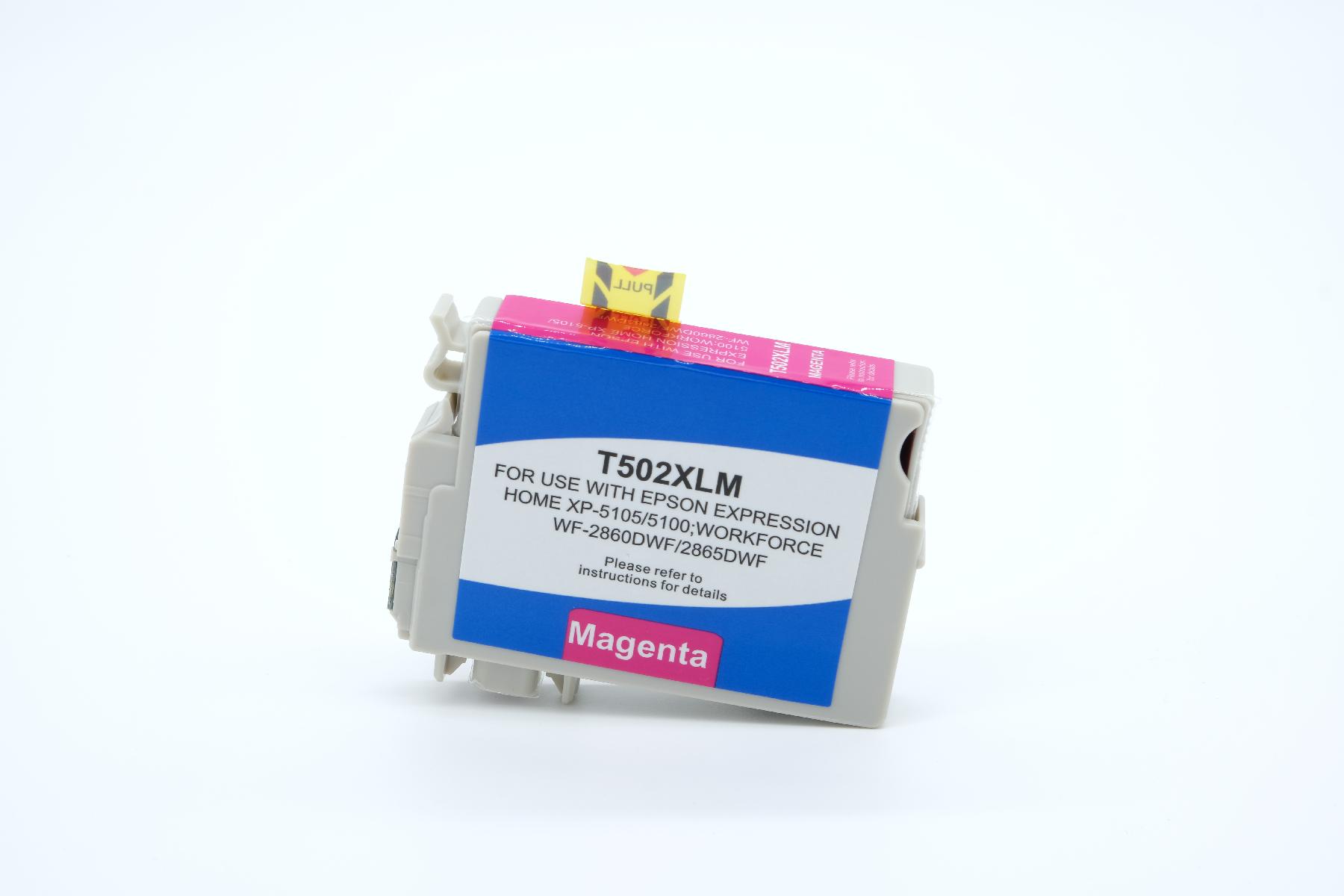 T502XLM alternativ Tinte magenta für Epson / C13T02W34010 / 6,4ml