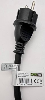 CEE auf Schutzkontakt-Stecker 0,35m, 230V, Adapter für Wohnwagen, Camping