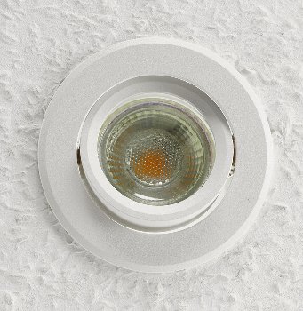 Einbaustrahler "CTE-84R WS" Rund Ø84mm / Einbau Ø68mm, neigbar, Clip Ring