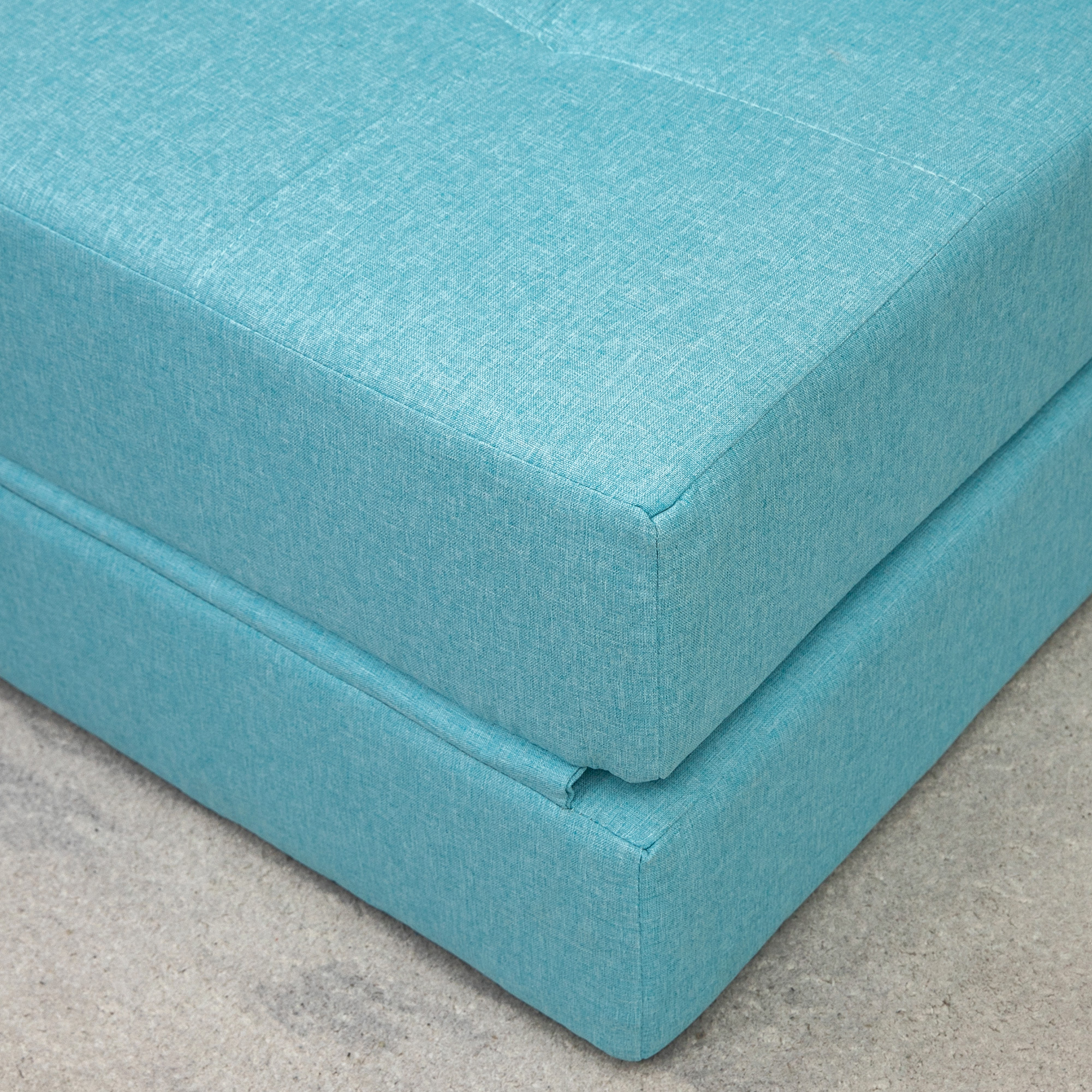 Schlafsessel Relaxsessel Gästebett. abnehmbarer Bezug, 70 cm x 70 cm x 61 cm, Hellblau