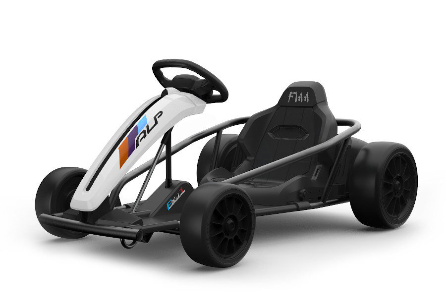 Kinderfahrzeug e-Gokart - weiß