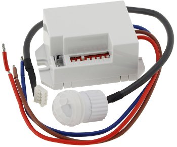 Einbau-Bewegungsmelder "CT-PIR Mini", 230V, 800W, Ø 15mm, LED geeignet, weiß Einbau-Bewegungsmelder "CT-PIR Mini", 230V, 800W, Ø 15mm, LED geeignet, weiß