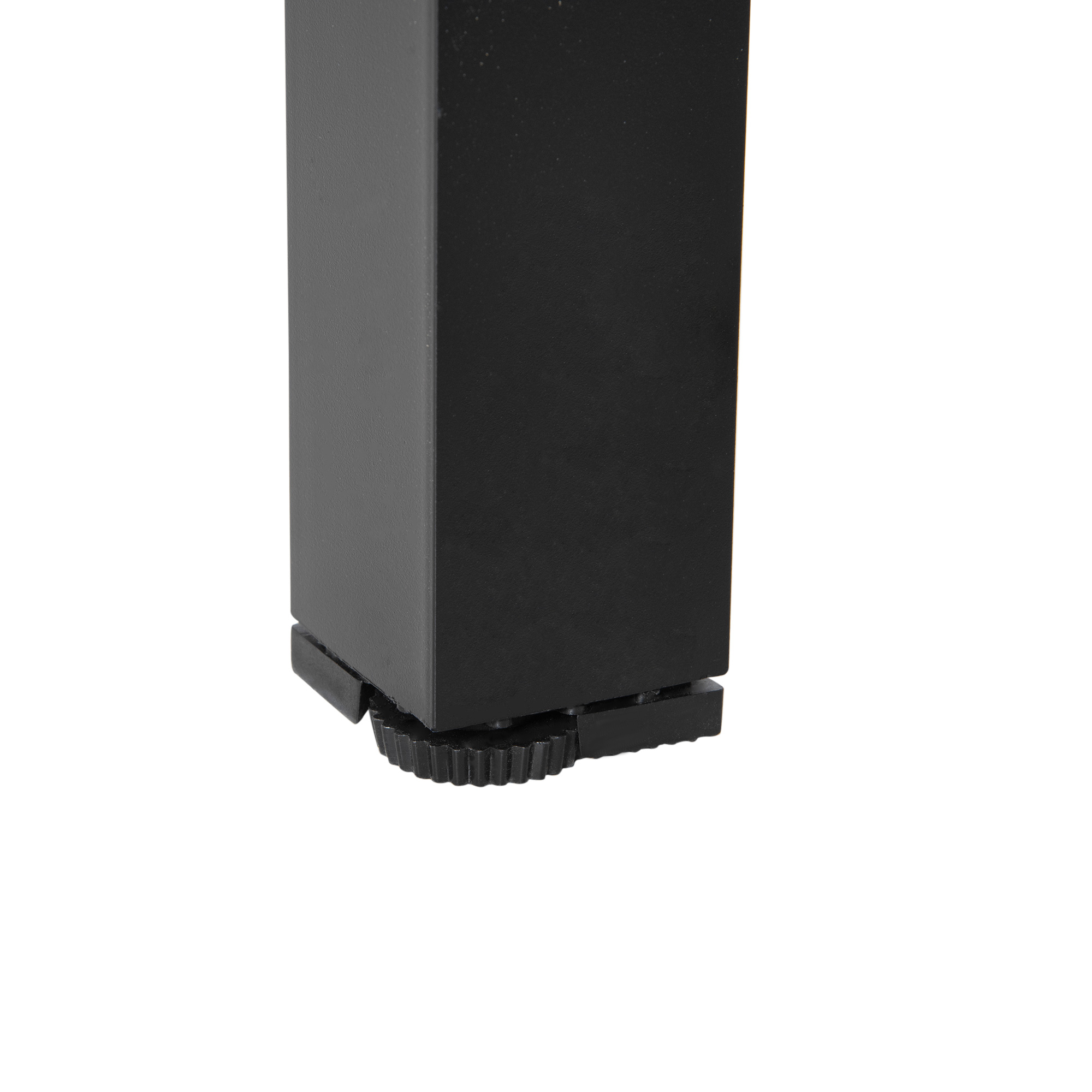 Gartentisch für 8 Personen Esstisch Aluminiumtisch Gartenmöbel Loungemöbel pflegeleicht Kunststoff Natur+Schwarz 190 x 90 x 74 cm