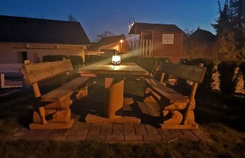 LED Camping Laterne "CT-CL Copper", ØxH 12x23,5cm, 4x AA, warmweiß, dimmbar