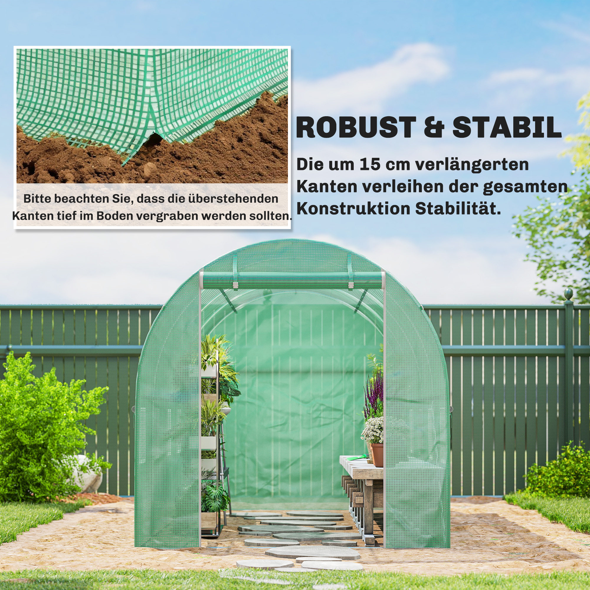 outsunny-gewachshausfolie-4-x-2-m-wasserdicht-gartenfolie-mit-tur-8-fenster-uv-schutz-reissfest-polyethylen-grun~23EM9OBE1U001