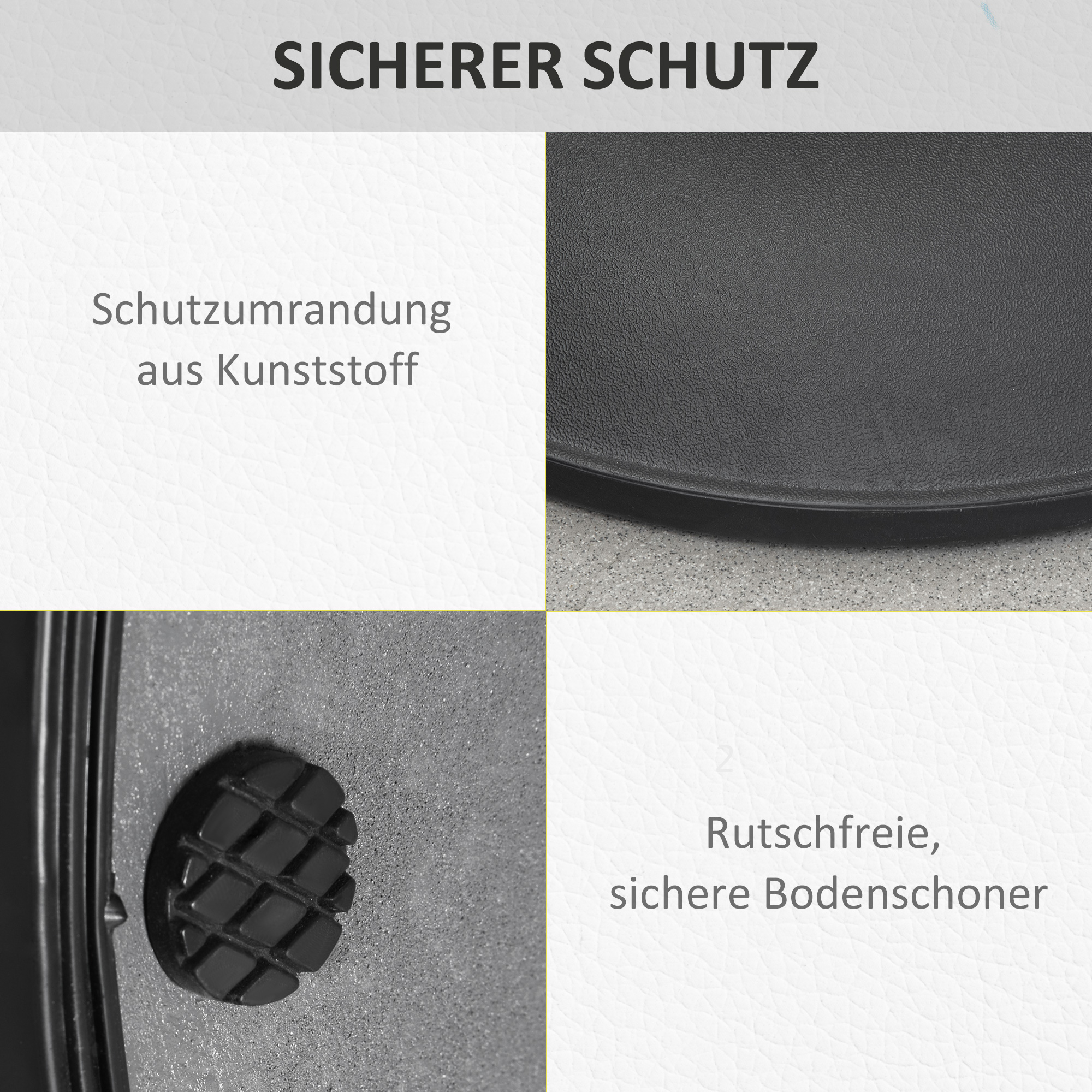 Sonnenschirmständer aus Edelstahl Schirmständer mit Griffe, halbrund Schirmhalter, Schirmgewichtfür Sonnenschirm Ø3,8-Ø4,8 cm, für Balkon, Terasse, Garten, Bronze, Schwarz