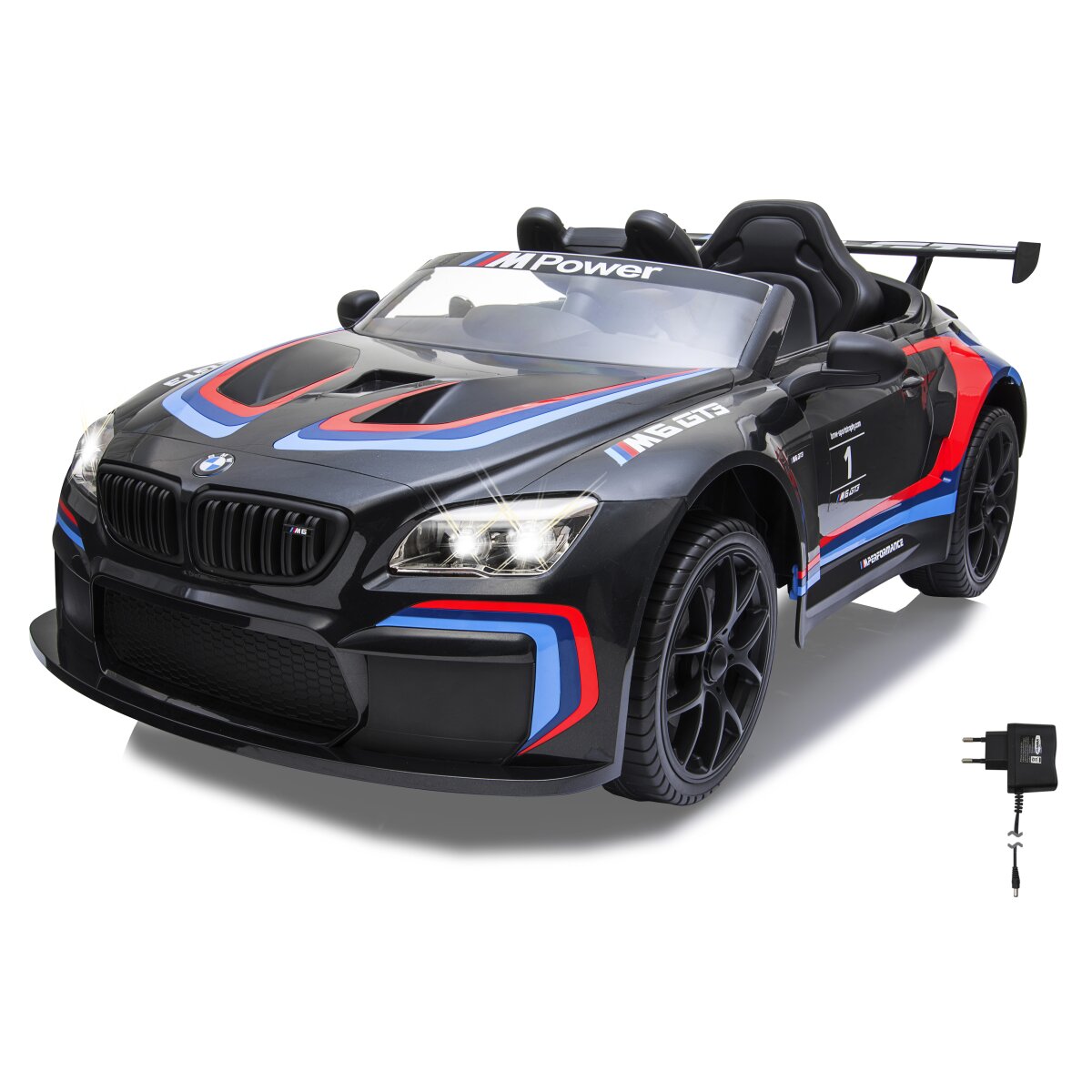 Kinderfahrzeug BMW M6 GT3 schwarz