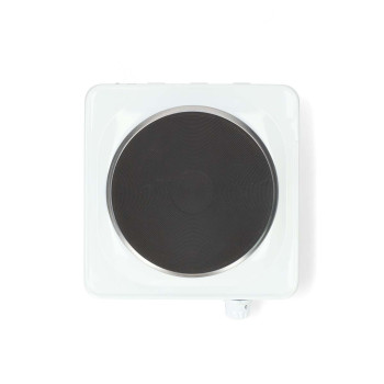 elektrische Heizplatte | 1500 W | Ø 18,5 cm | 6 Heizstufen | rutschfeste Füße | Weiß