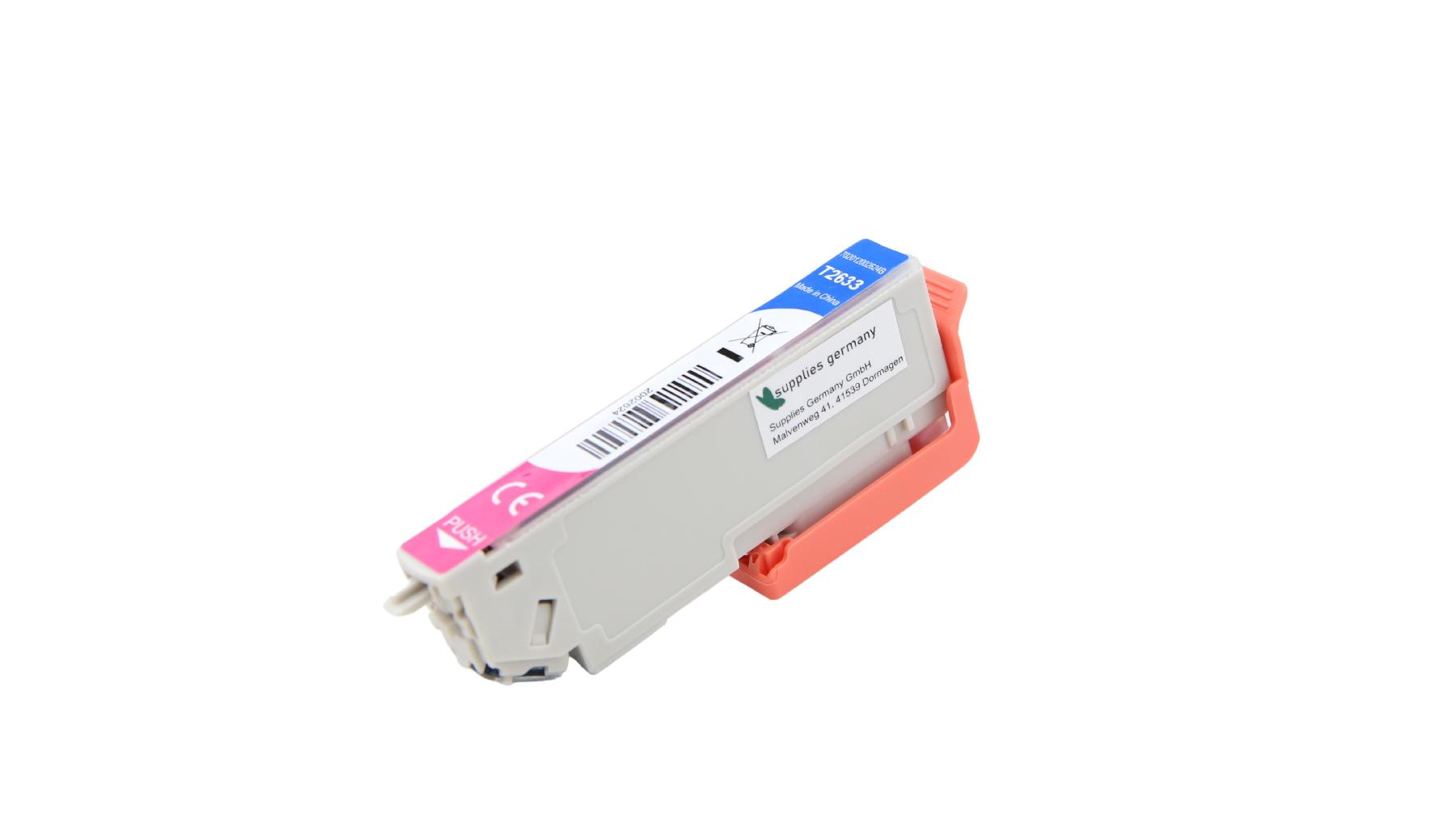 T2633 alternativ Tinte magenta für Epson / C13T26334010 / 10ml