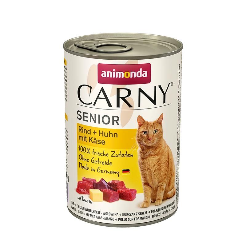 Animonda Cat Dose Carny Senior Rind & Huhn & Käse - 400 g