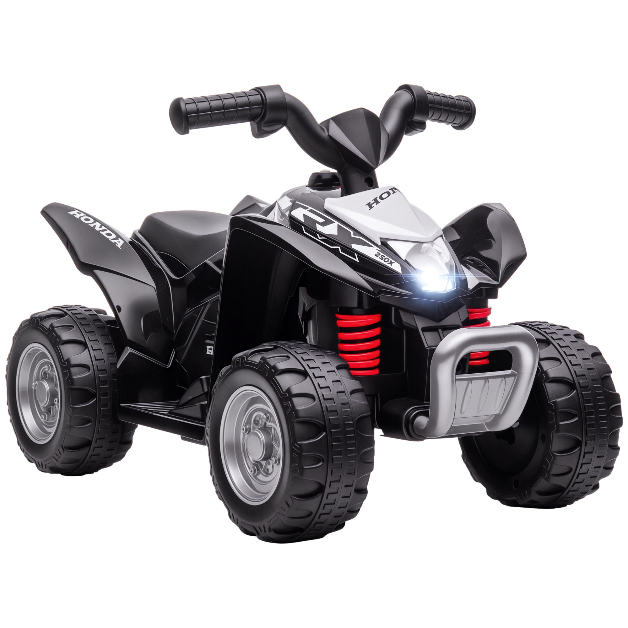 Elektroquad, Kinderquad, 2,8 km/h, LED-Scheinwerfer, für 1,5-3 Jahre, schwarz, 65,5 x 38,5 x 43,5cm