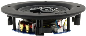 Einbaulautsprecher "CTE-30W ", 2-Wege / 80W, 8Ohm, 234x67mm, Rund, weiß