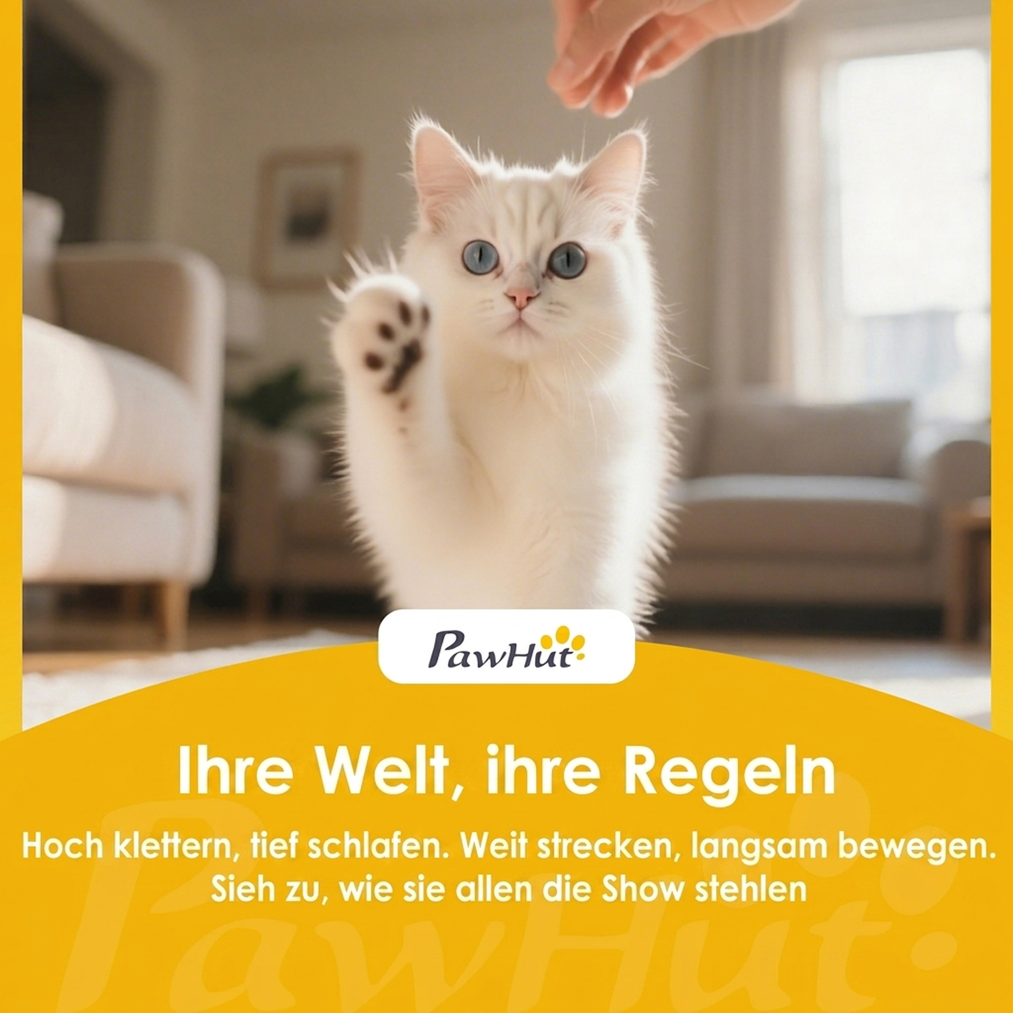 Indoor Katzenkäfig 105 cm, Stahl-Katzengehege mit 3 Türen, DIY-anpassbares Design für Kätzchen unter 4kg