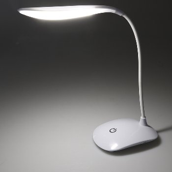 LED Tischleuchte mit Touch-Schalter / Schwanenhals, 3 Helligkeitsstufen