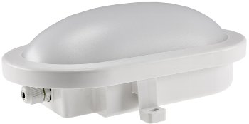 LED Oval-Armatur "FRL-O 12" IP44 / Feuchtraum-Leuchte, 13W, 965lm, 4000K