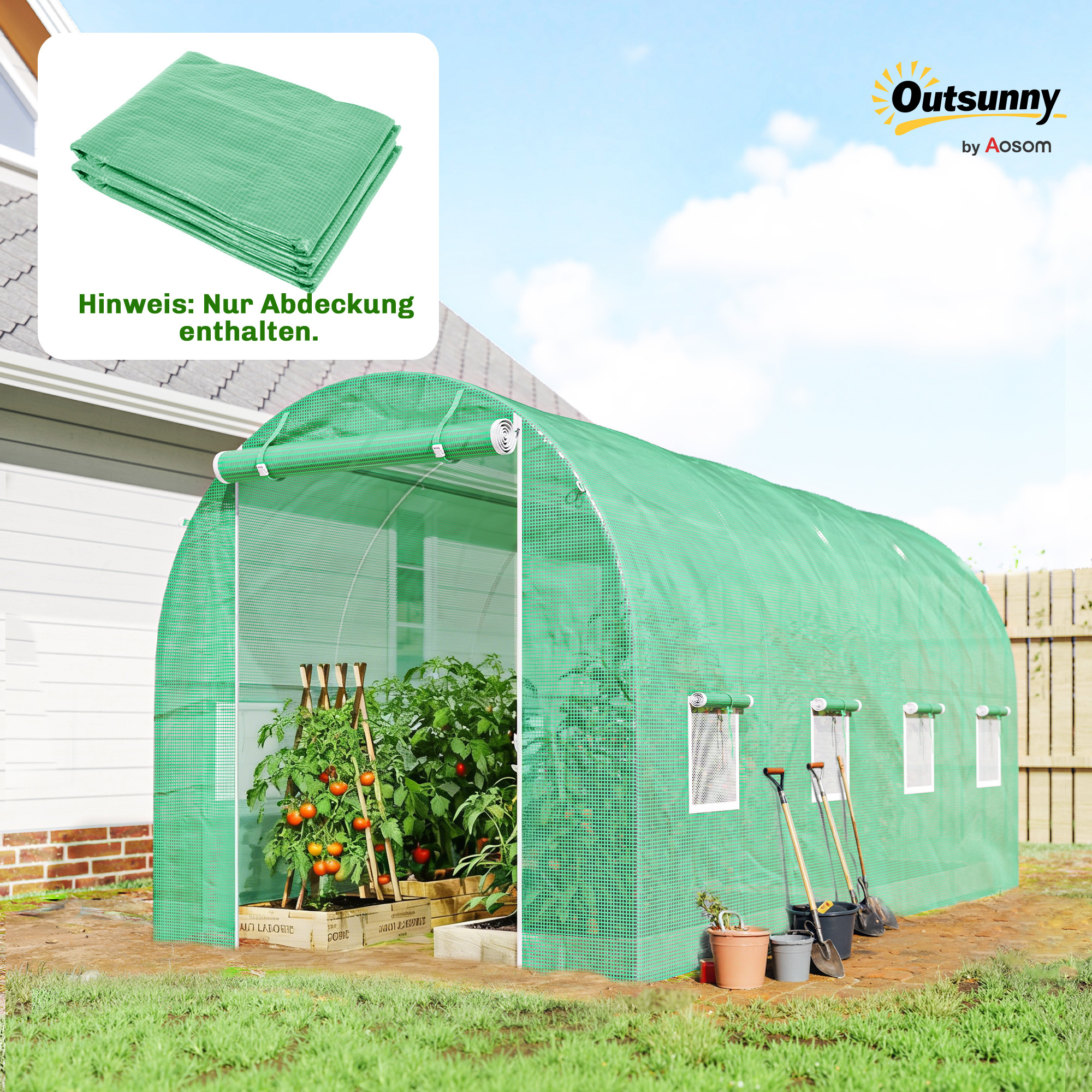 outsunny-gewachshausfolie-4-x-2-m-wasserdicht-gartenfolie-mit-tur-8-fenster-uv-schutz-reissfest-polyethylen-grun~23EM9OBE1U001