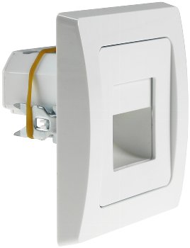 DELPHI LED-Einbauleuchte "COB" weiß / 80x80mm, 3000k, warmweiß, 55 Lumen