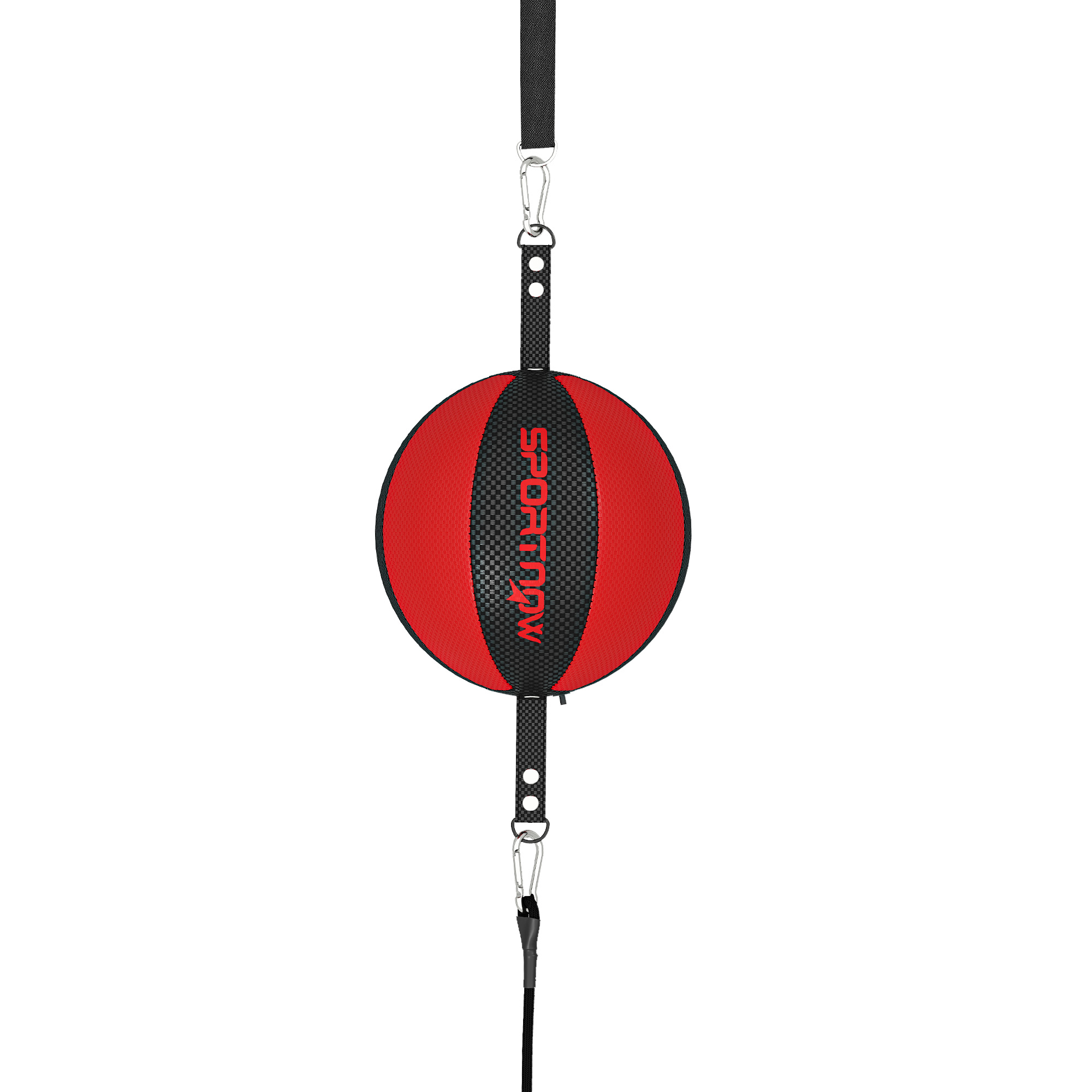 Boxgestell Doppelend Boxtraining mit Bungee-Seil verstellbare Seilschnalle Clip-on Montage