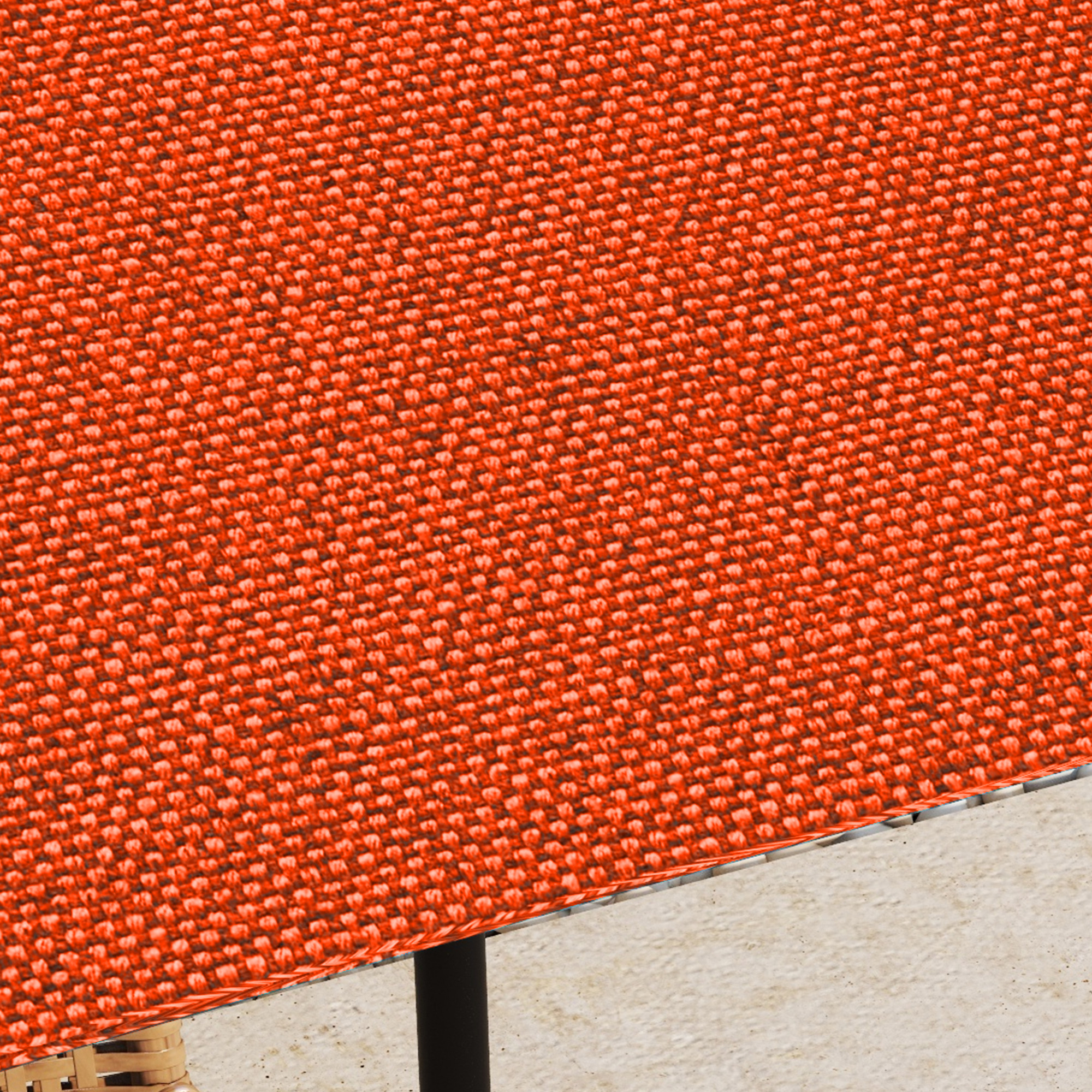 Ersatzdach für Gartenpavillon, Polyester, 2,98 x 2,95 m, Orange