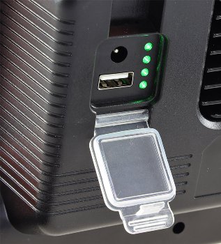 LED Baustrahler mit Akku "BSA-50", 50W, 4200lm, 4500K / neutralweiß