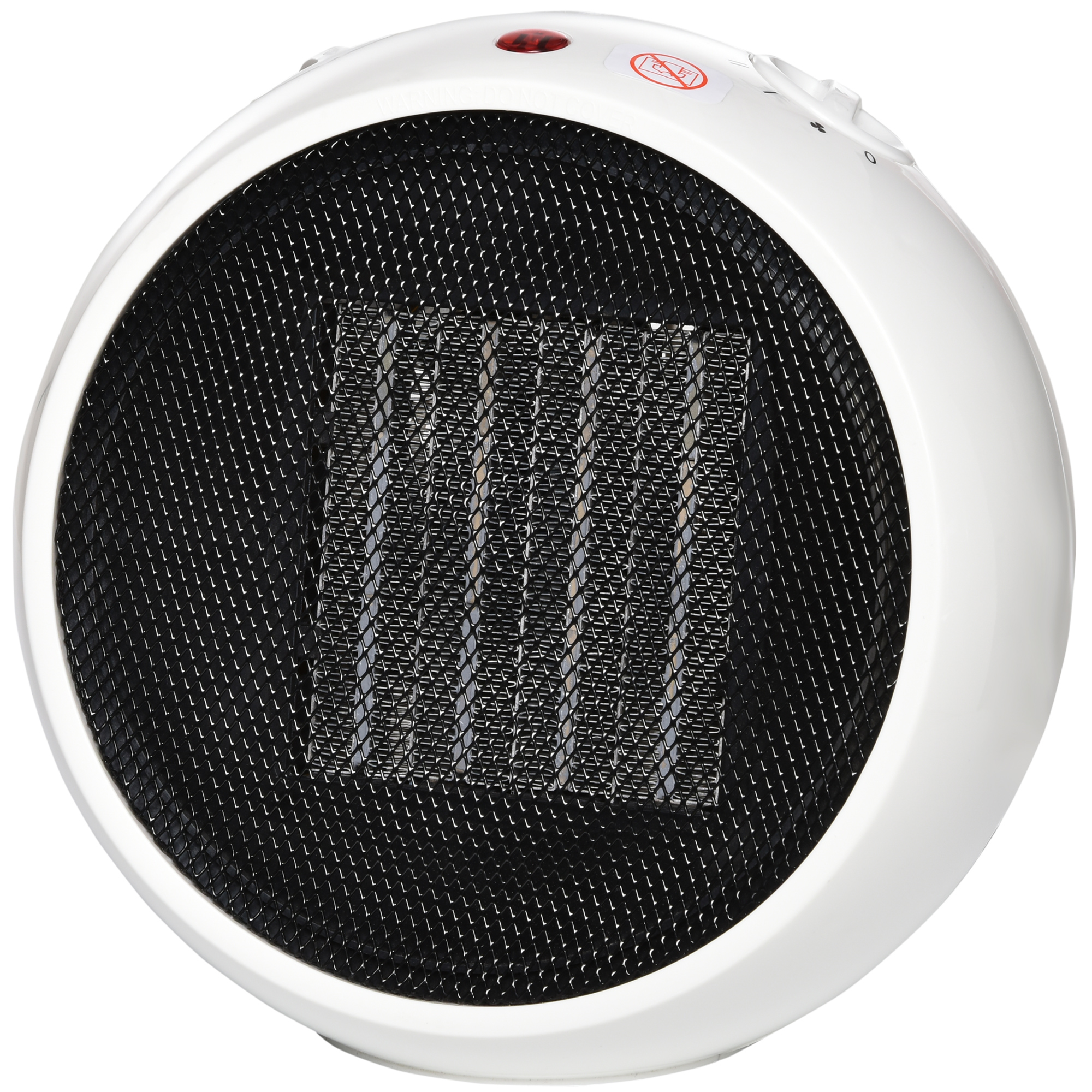 Heizlüfter Heizgerät Elektroheizer Heizer Heizung Wärme 900W/1500W PP-Kunststoff Weiß+Schwarz 22 x 18,5 x 21 cm
