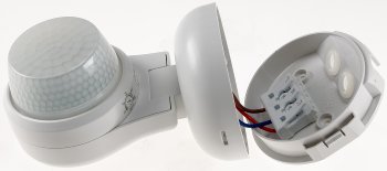 Aufputz-Bewegungsmelder 360° IP65 / 12m Detektion, Wand & Decke, weiß