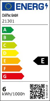 LED Unterbauleuchte "CT-FL80" 80cm / 667lm, 6W, 3000K / warmweiß