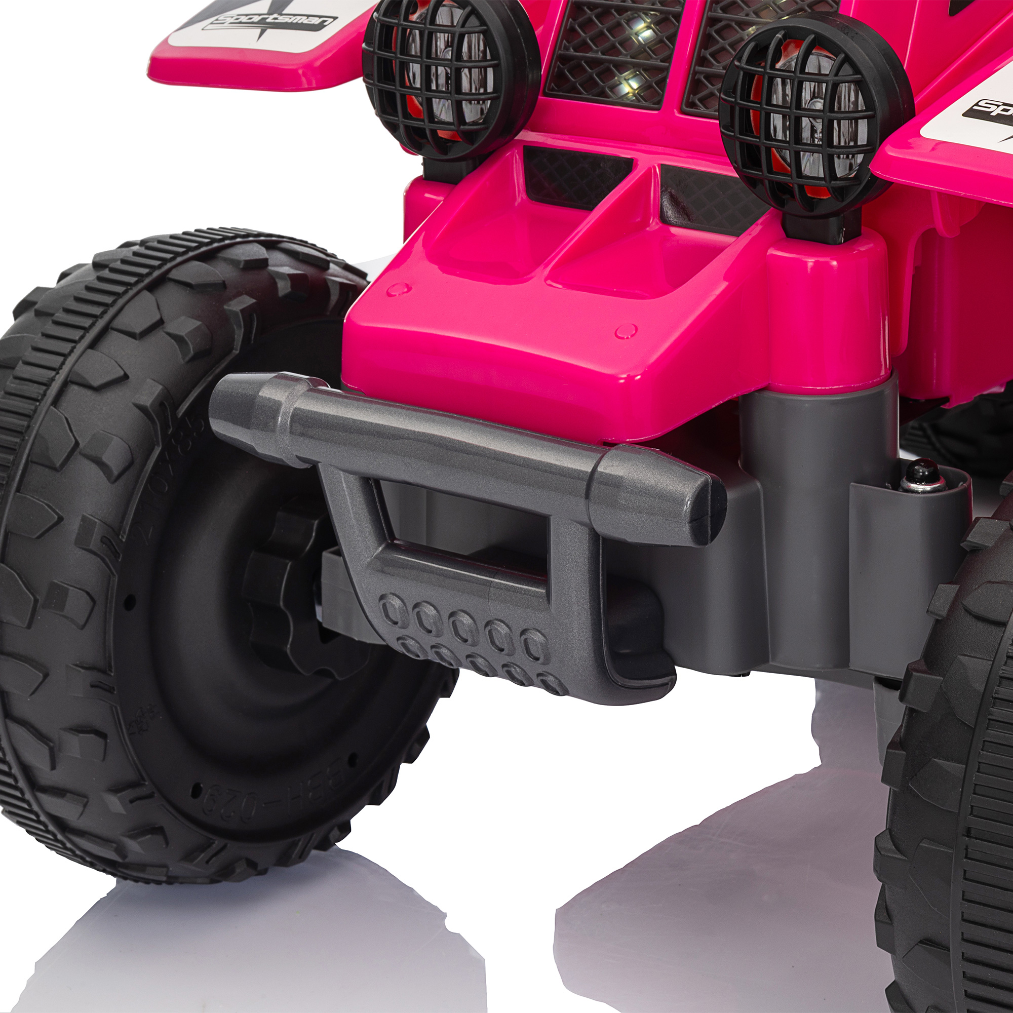 Quad Bike für Kinder, batteriebetrieben, fährt vorwärts und rückwärts, LED-Lichter, 18-36 Monate, Rosa