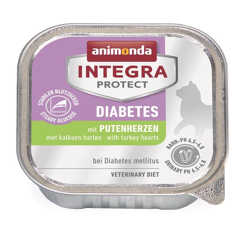 Animonda Cat Schale Integra Protect Diabetes mit Putenherzen 100g