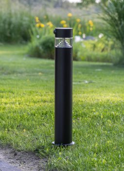 LED Solar Wegeleuchte "SWL-AS50" / IP44, warmweiß 3000K, PIR Sensor, 50cm