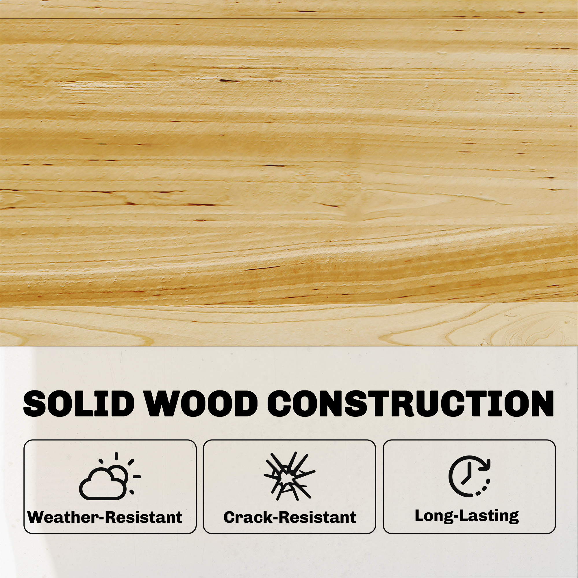 Hochbeet mit Frühbeetaufsatz aus Holz erhöhter Pflanzkasten mit aufklappbar Abdeckung Regal Vliesstoff Ergonomisch