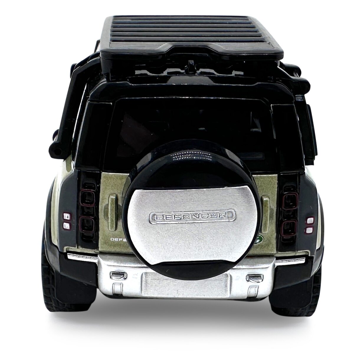 Land Rover Defender 110 Diecast 1:43 grün 2in1