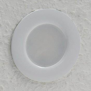 LED-Einbauleuchte "Flat-30 FR-R" 4200K / Ø85x30mm, 5W, 500lm, IP44, rund, weiß