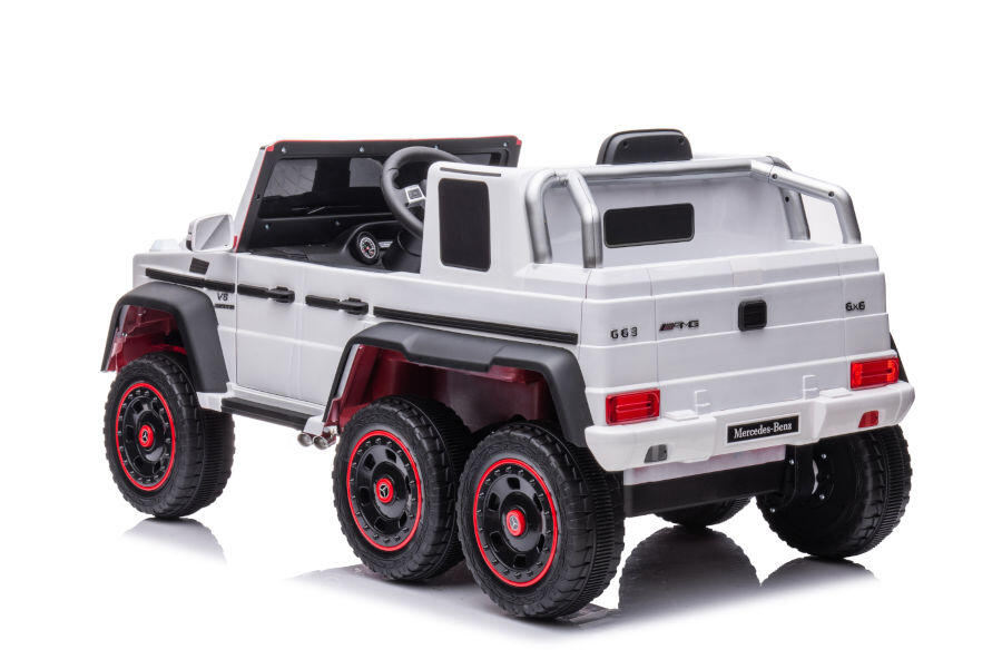 Kinderfahrzeug Mercedes G63 AMG 6x6 - weiß
